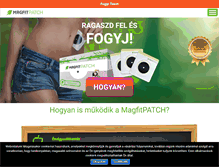 Tablet Screenshot of magfitpatch.com